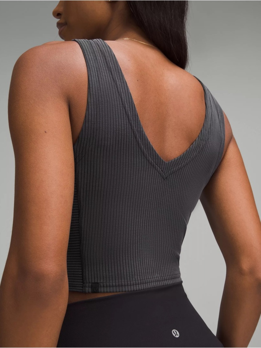 Lululemon Ribbed Softstreme Cropped Tank Top and Ribbed Softstreme Flared Pant - Picture 9 of 9